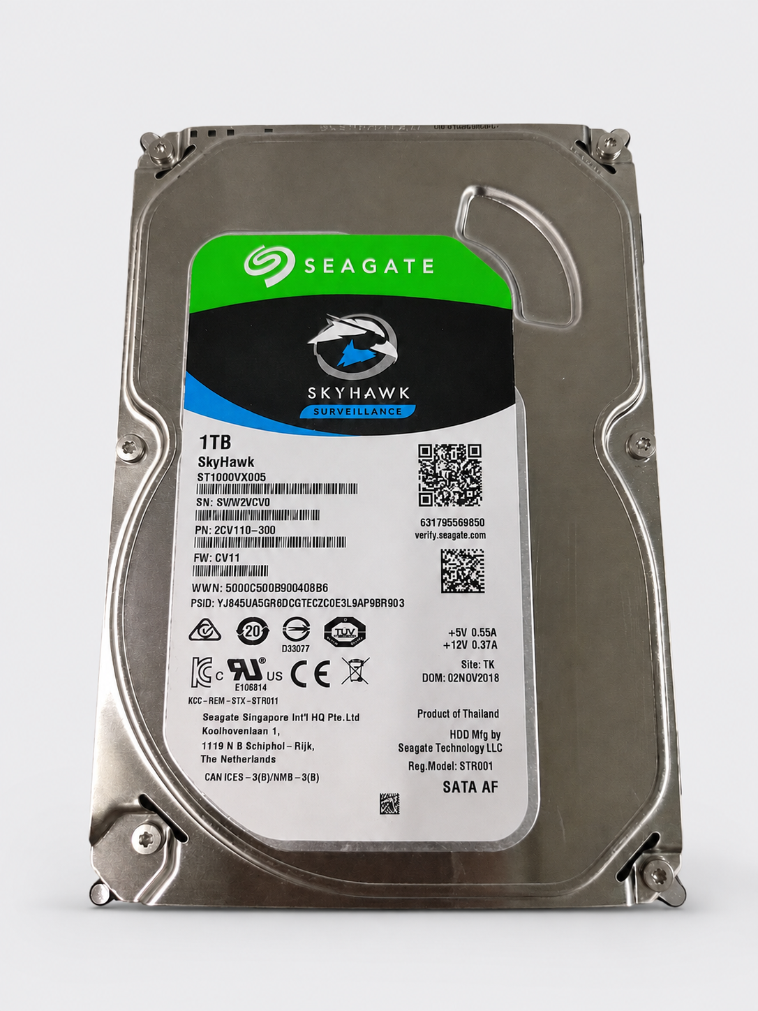 Seagate SkyHawk 1TB hard drive