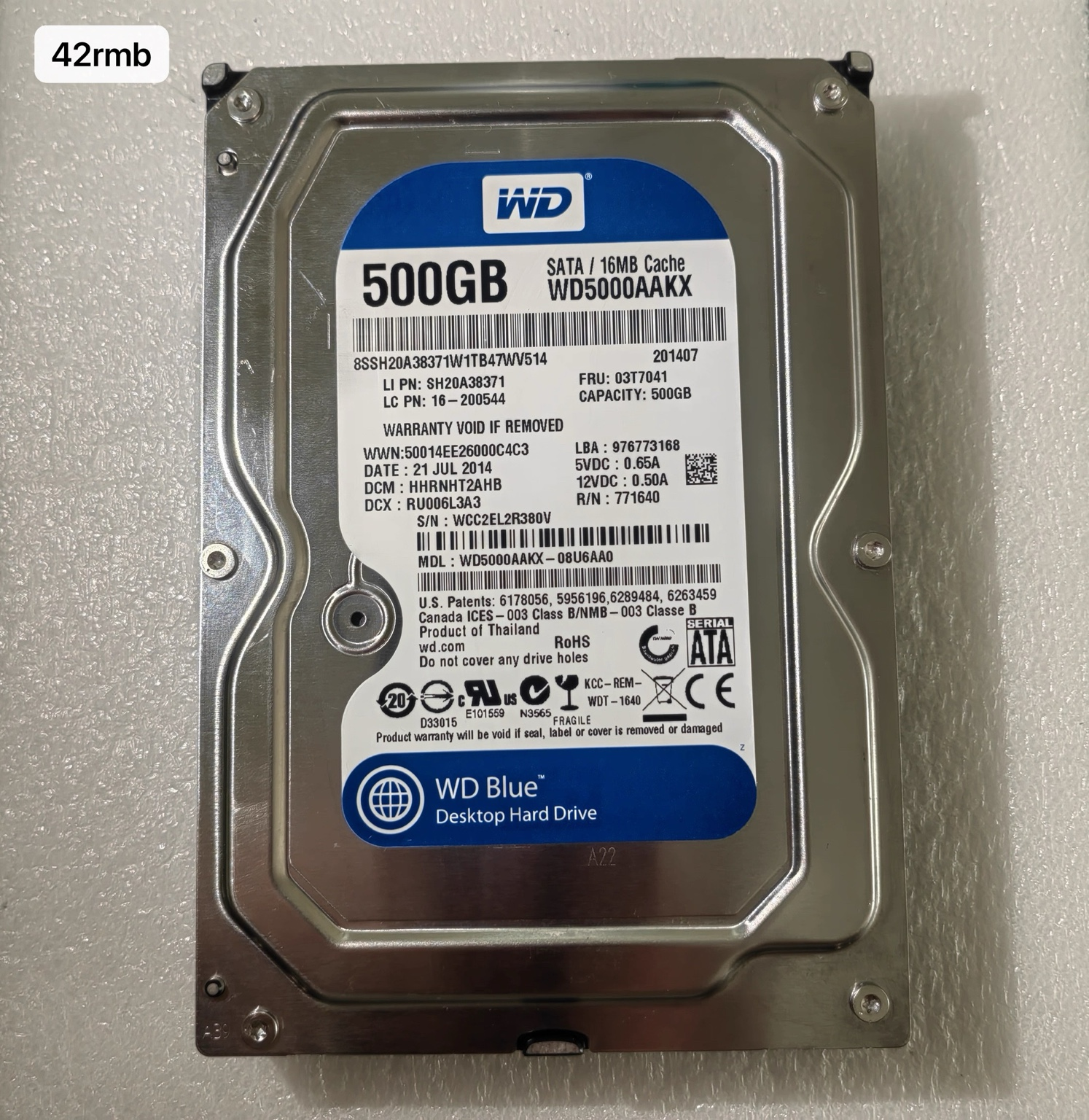 WD Blue 500GB