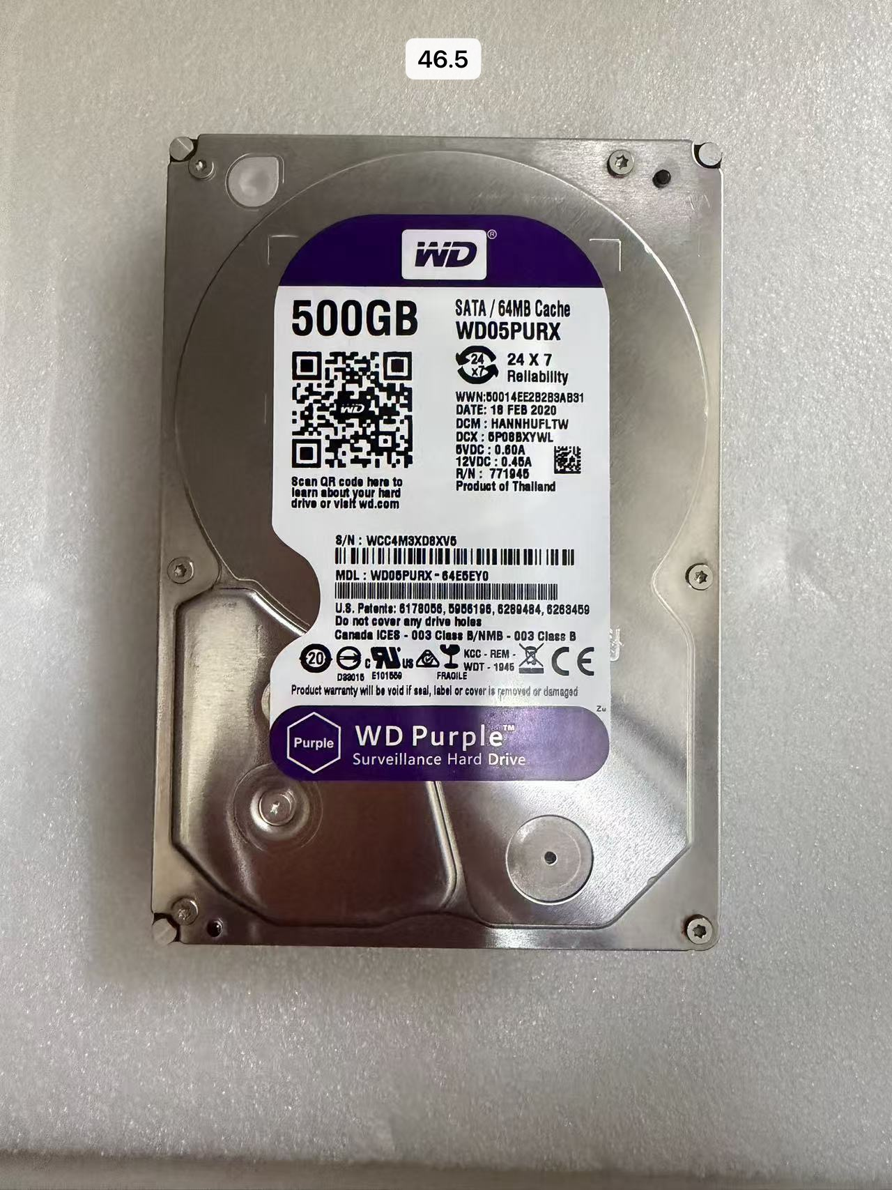 WD Purple 500GB